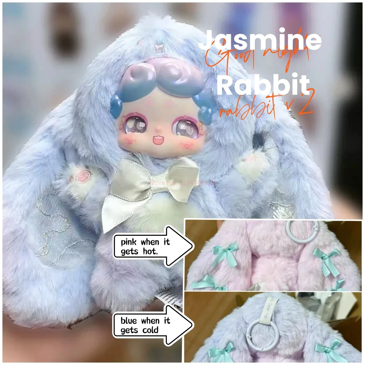 Genuine Lucky Deer Nai Goodnight Bunny Series V1 V2 Plush