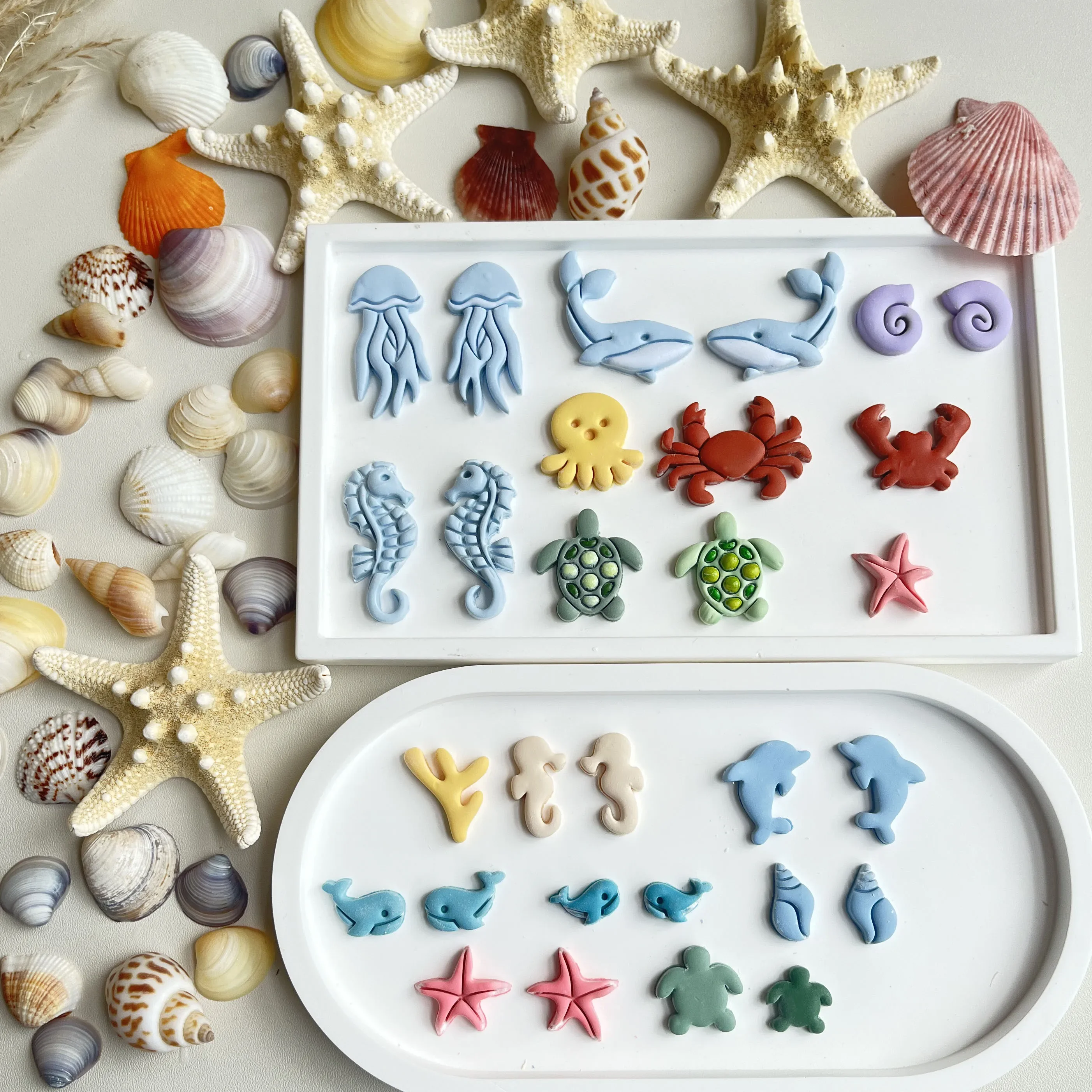 Ocean Creature Clay Molds 2