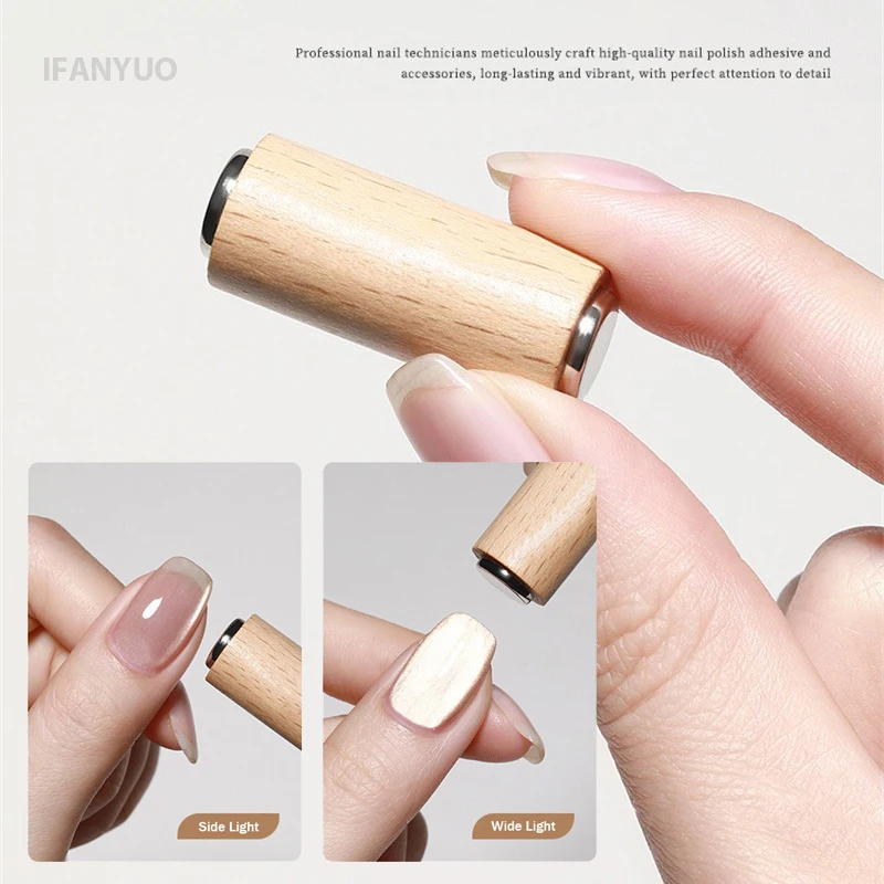 Magnetic Nail Pen 3.4x1.5cm Super Strong Magnet Stick Cylindrical Nail Art Cat Eye Gel Magnetic Pen for Gel Polish Cat Eye Nails Painting Manicure magnetic nail art tools cat eye nail tool magnetic nail tools