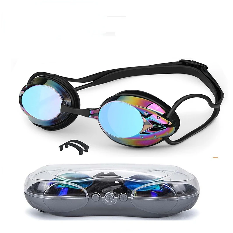 

Professional Adult Anti-fog UV Protection Lens Men Women Swimming Goggles Waterproof Adjustable Silicone Swim Glasses In Pool