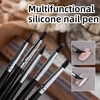 5Pcs/Set DIY Drawing Tool Dental Resin Silicone Shaping Pen Brush Art Brush Dentistry Composite Cement Porcelain Teeth Shaping 1