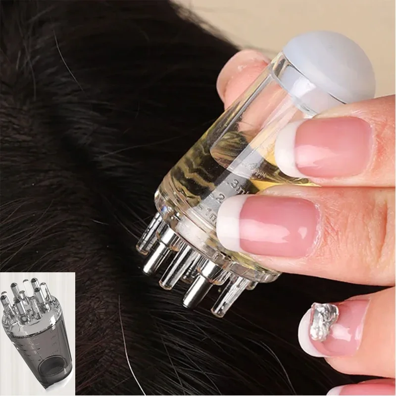 

Mini Scalp Applicator Liquid Comb Portable Massage Comb Essential Oil Liquid Guiding Massager Anti Hair Loss Scalp Care Tools
