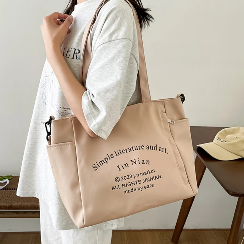 Womens Fashion Crossbody Bags Casual Shoulder Bag Large Capacity Bag Letter Print Handbag Student School Bag