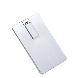 Card Free Logo USB 2.0 Flash Drives Real Capacity Gift Pen Drive Color Printing Memory Stick Laser Engraving 64GB/32G/16G U Disk