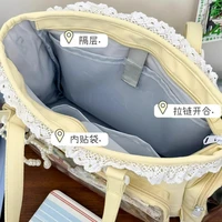 Sac à bandoulière japonais Ins pour filles, doux, uniformes Y2K JK, sac Transparent Ulzzang Ita, fourre-tout pour étudiants et déplacements 5