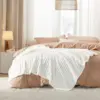 White Fleece Throw Blanket for Couch - Super Soft Cozy Blankets for Women, Cute Small Blanket for Girls, 59x79 Inches 6