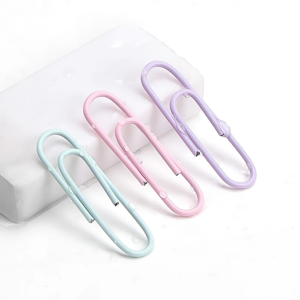 컬러 종이 클립, 사무용품, 종이 클립, 대형 파일 북마크, 종이 클립, 수납함, 학생용 문구류