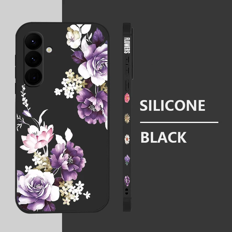 Elegant Purple Peony Flower Phone Case