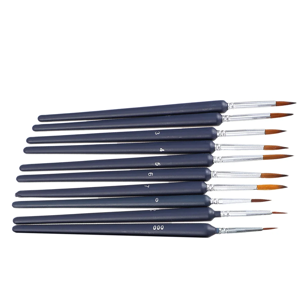 

10Pcs Paint Paint Brush Liner Detail Paint Painting Brush