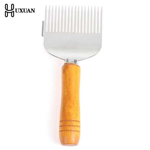 Mézvágó Kaparó Méhkas Mézes Kivágó Villa Fa Fogantyú Méhészszerszámok Méhsejtkaparó Lapáttal