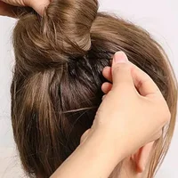 Pinces à cheveux ondulées en forme de U 5/6/7cm, Barrette pour Salon de coiffure, épingles à cheveux en métal noir, bricolage, coiffure de mariée, accessoires pour cheveux pour femmes 4