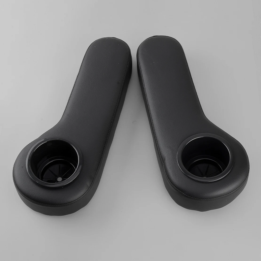 1 Paio Universale Nero Sedile Posteriore Bracciolo Cuscino Portabicchieri Per Bevande Club Car Golf Cart