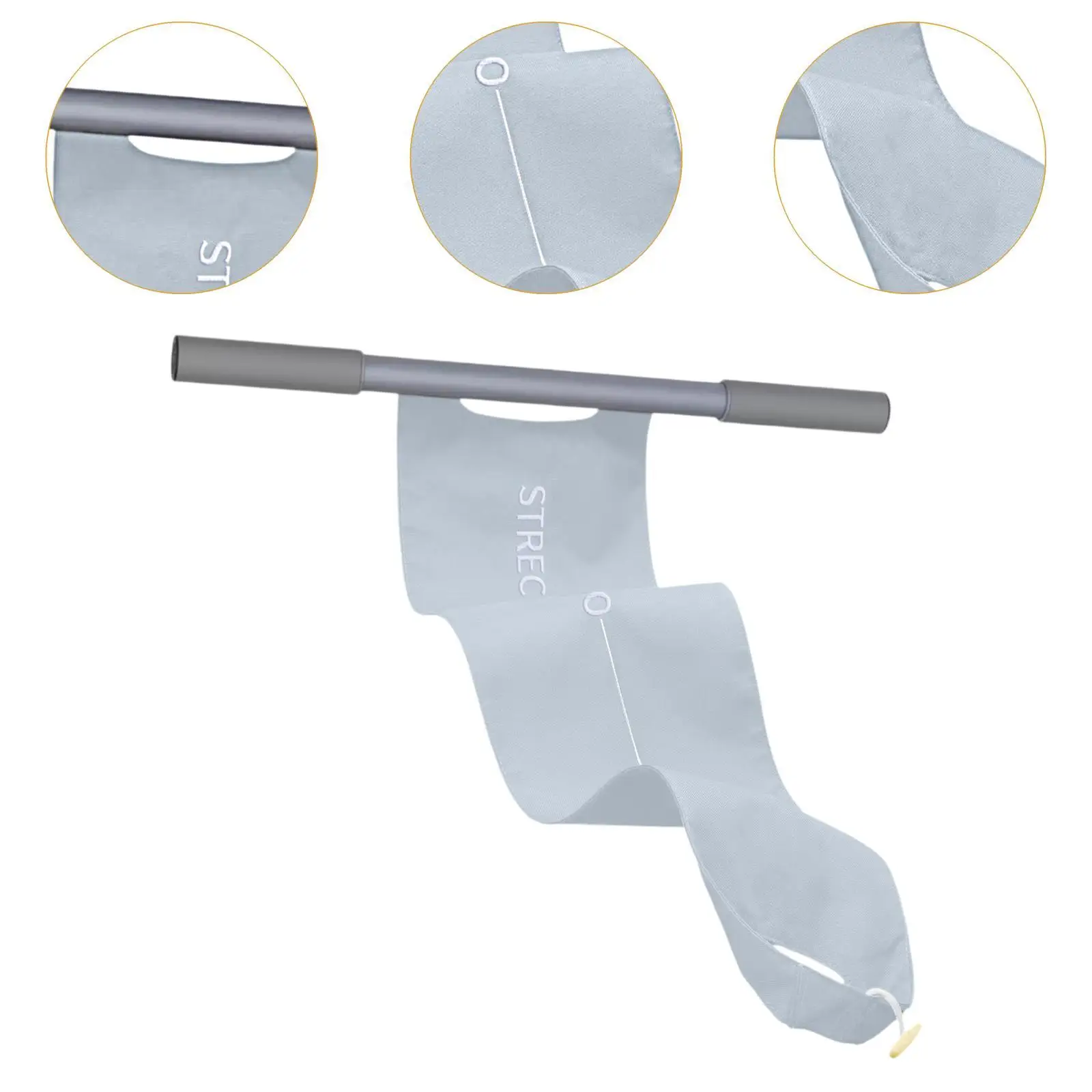 Non Elastic Yoga Stretch Strap Full Body Strengthening for Fitness Pilates
