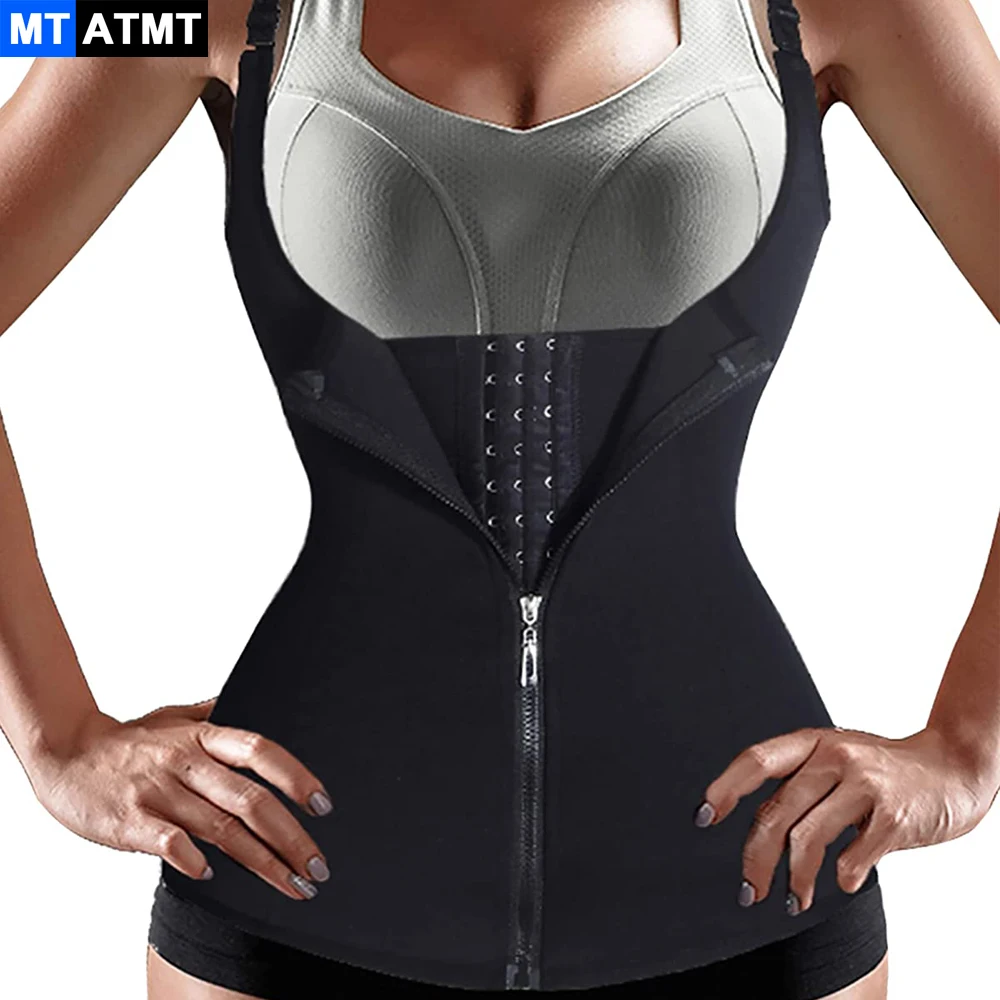 

MTATMT Waist Trainer Corset Underbust Women Weight Loss Shapewear Body Shaper Tummy Slimming Underwear Sauna Sweat Vest