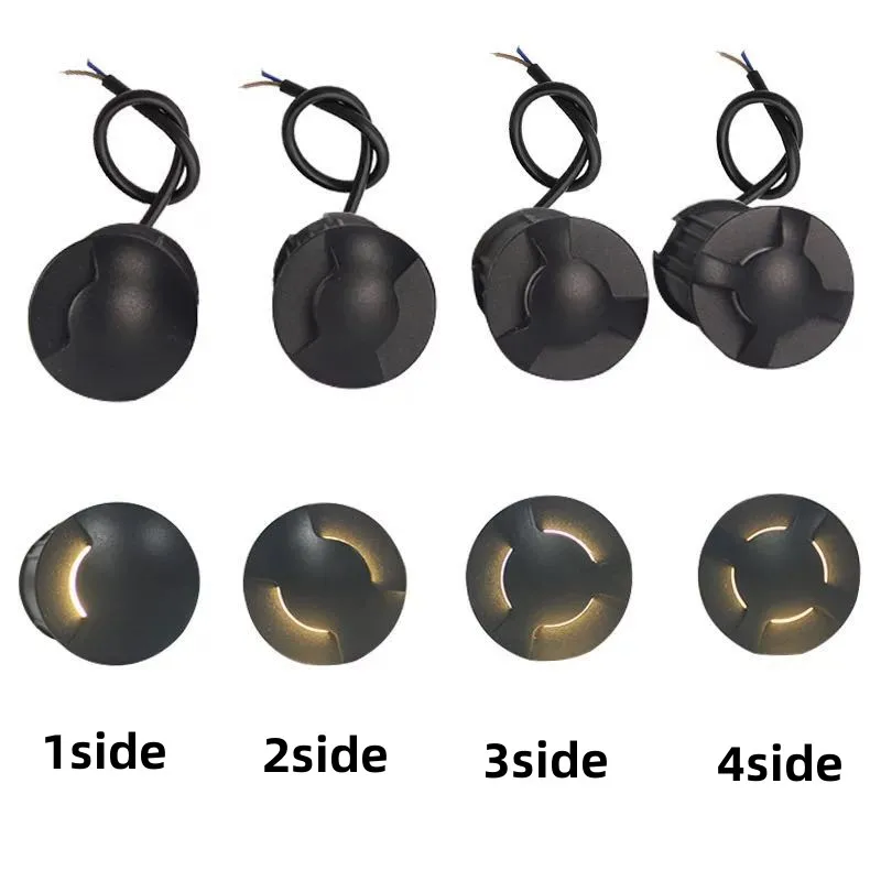 Description Picture 2 of item3W LED IP67 Underground Lamp Garden Path Floor Outdoor Buried Yard ground Lighting 1/2/3/4 side Landscape Light AC85-265V DC12V