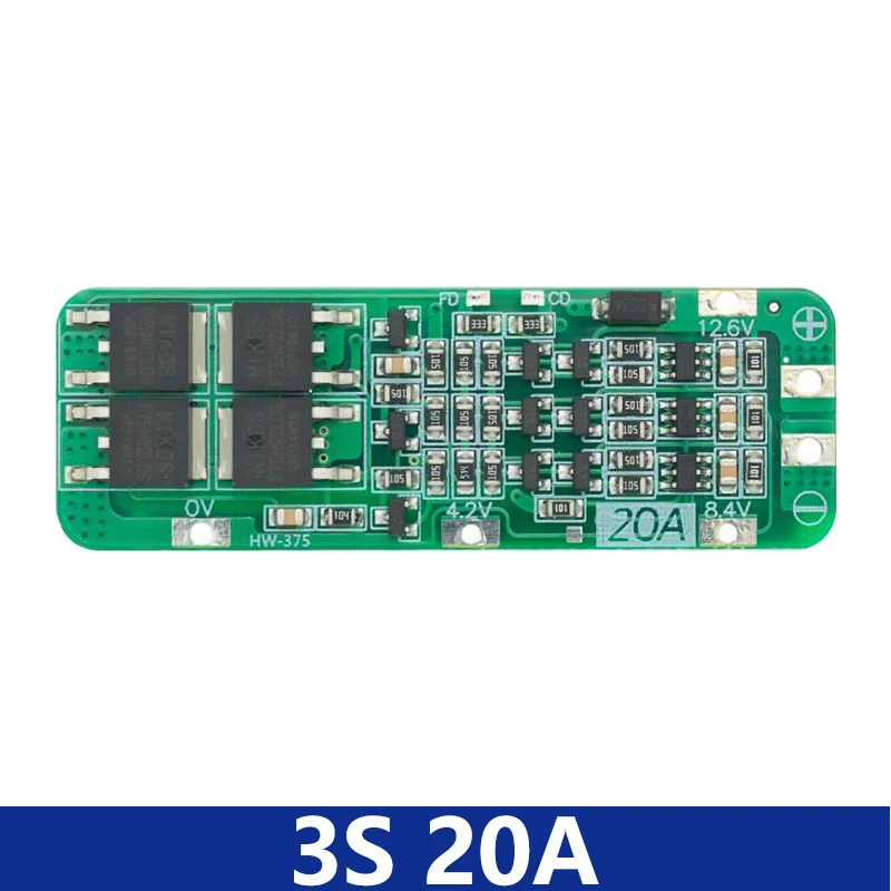 1S 2S 3S 4S 3A 20A 30A li-ion Lítium Tettlegesség 18650 töltő Nyomtatott áramkör BMS védelem Pást számára Kiütközik motoros lipo Pártsejt Modul