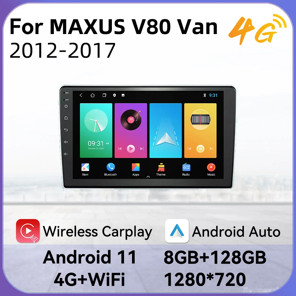 2 Din Android Car Radio Stereo for LDV MAXUS V80 Van 20122017 Car
