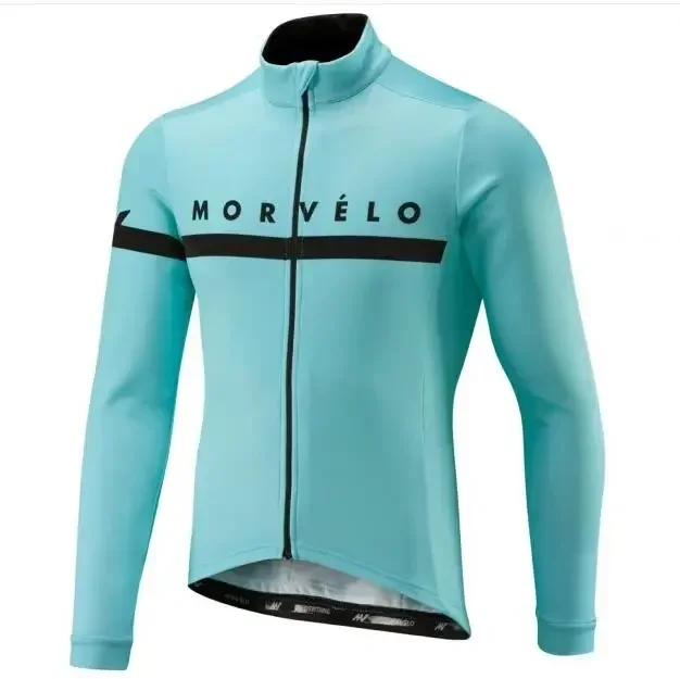 thumbnail image 1 of Maillot de ciclismo para hombre, manga larga, equipo Morvelo, primavera/otoño, 2024, 1 of 5
