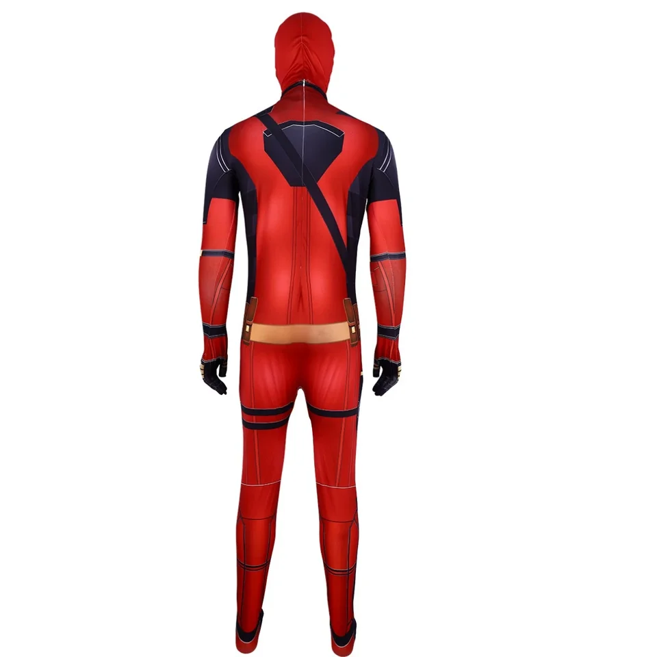 Halloween Costume Bodysuit Deadpool Cosplay Jumpsuit - Full Body Zentai  Suit For Men \u0026 Kids Halloween Costume Deadpool Cosplay Mask, image size:960x960