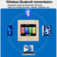 Home theater Background music system audio in wall power amplifier bluetooths player sound TF AUX control panel ceiling speakers - Image 5