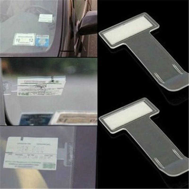 Car Parking Ticket Clip Auto Fastener Card Bill Holder Mount Storage  Organizer Car Styling Windshield Stickers Accessories - AliExpress