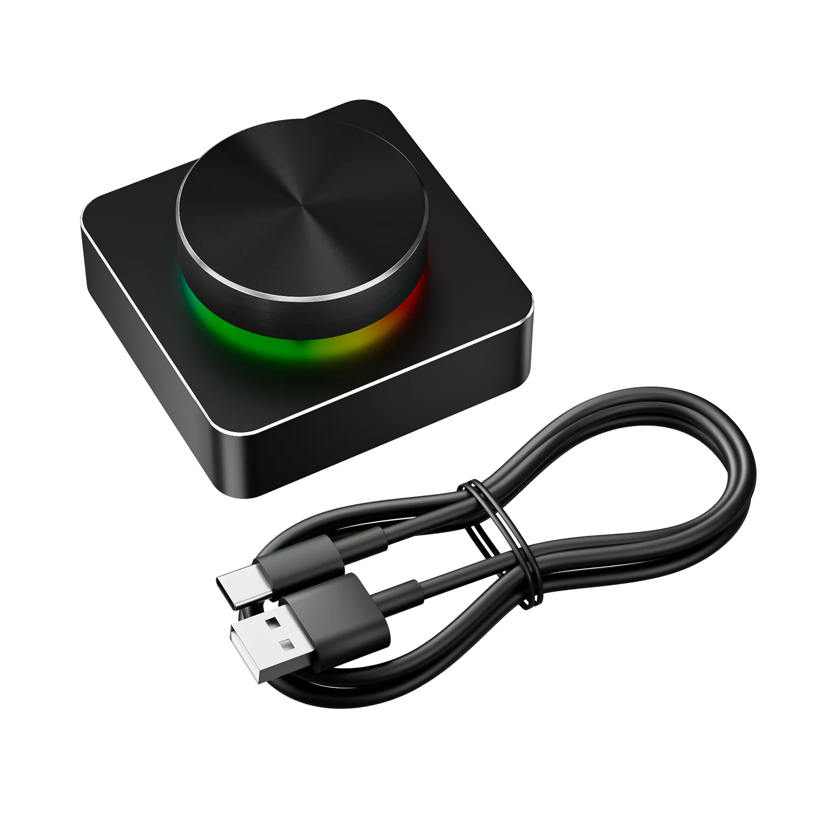 USB 볼륨 조절 멀티미디어 컨트롤러 노브 조절기 로터리 컨트롤 노브 Win7/8/10/XP/Mac용 볼륨 조절 노브