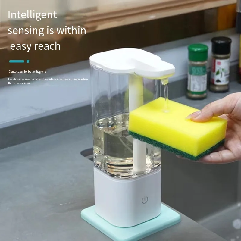 Automatic Sensor Hand Soap Machine Wall Hanging Gel Soap Dispenser for Kitchen Detergent Dispensing System Spirit Hand Washing