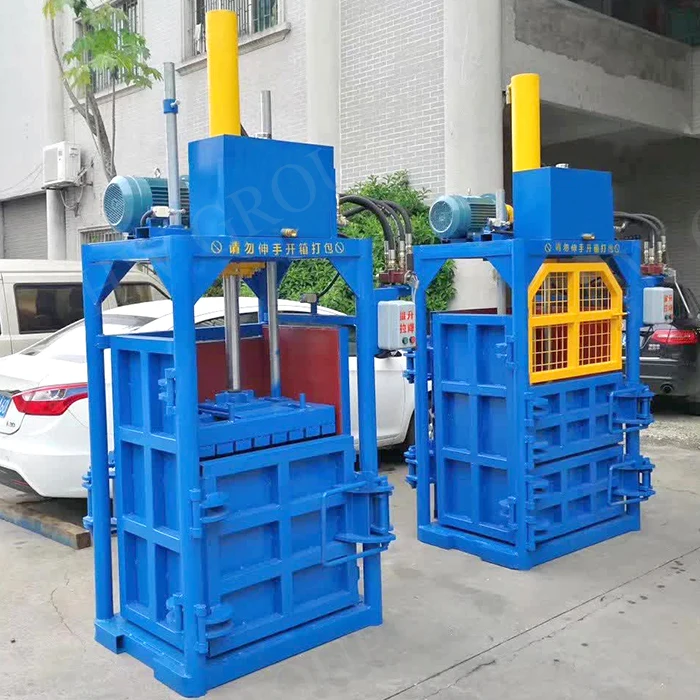 Plastic Metal Scrap Garbage Compressor Compactor Hydraulic Baler Machine