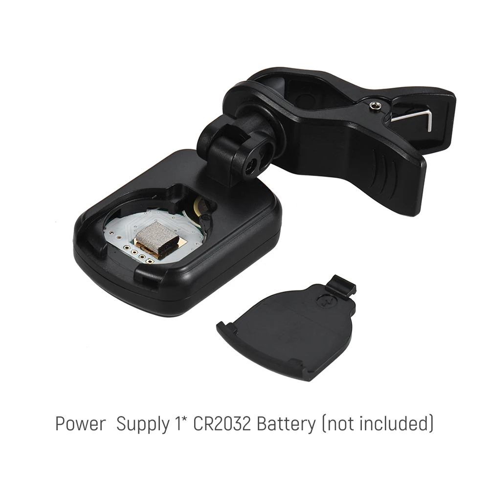 Rotatable Clip-on Tuner with LCD Display