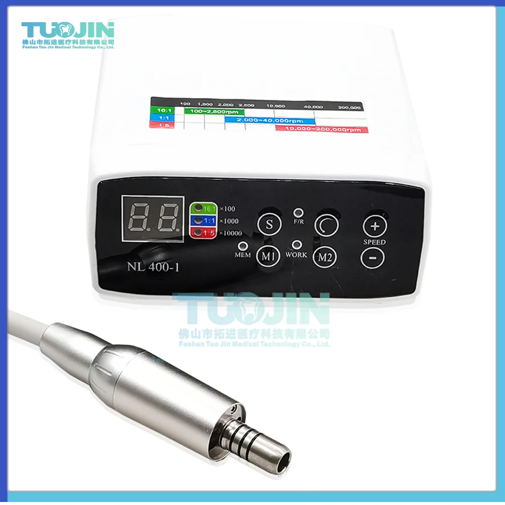 

Dental Unit Brushless Micro Motor Fiber Optical Low Speed Handpiece LED Increasing Electric Motor Handpiece Dentistry Materials