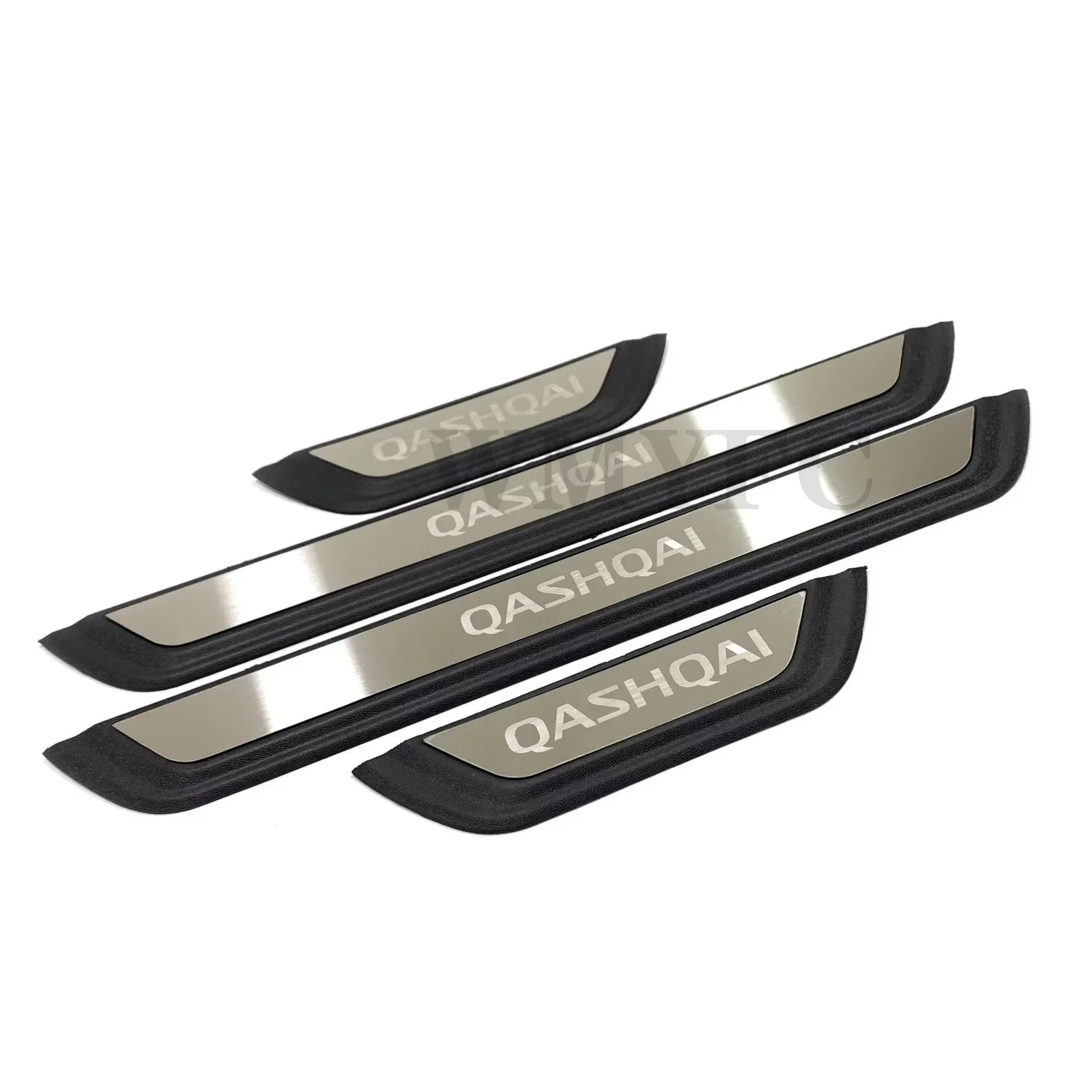 For Nissan Qashqai J12-Door Sill Kick Protector Guard Scuff Plate Pedal Cover Car Styling Accessories