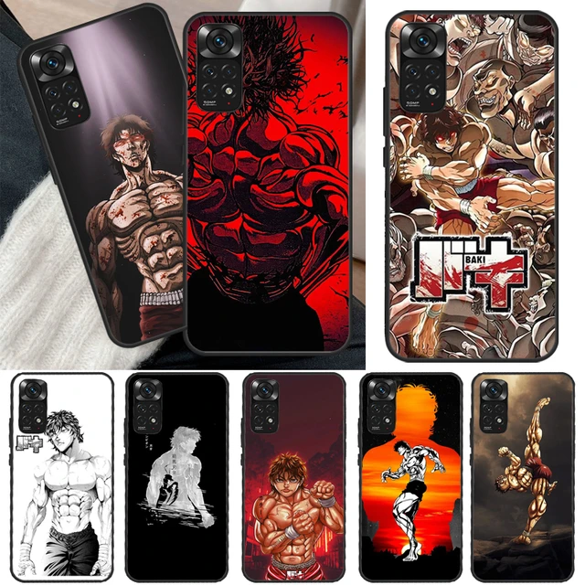 Capa Anime BAKI Hanma Yujiro, Capa para Xiaomi Redmi Note 12, 10, 9, 8, 11  Pro, 12S, 11S, 10S, 9S, 8T, 9C, 10A, 10C, 12C - AliExpress