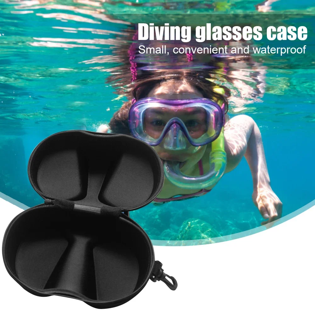 1/2/4/6PCS EVA Protective Container Case Portable Underwater Protective Storage Box Scuba Mask Case for Diving Masks Glasses