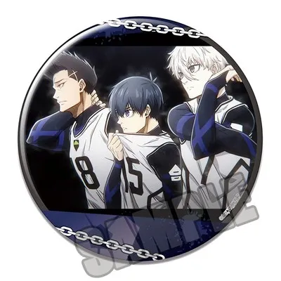 Anime Blue Lock Figure 58mm Badge Round Brooch Pin 3531 Gifts Kids  Collection Toy