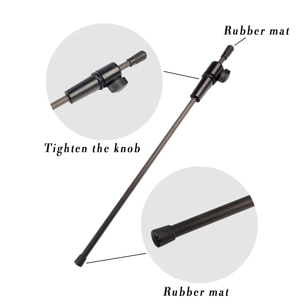 LOMMI 4PCS Strong Black Carbon Fiber Cello Endpin 3/4 4/4 Cello Acoustic Cello Electric Cello Luthier Repair Extended End Pin