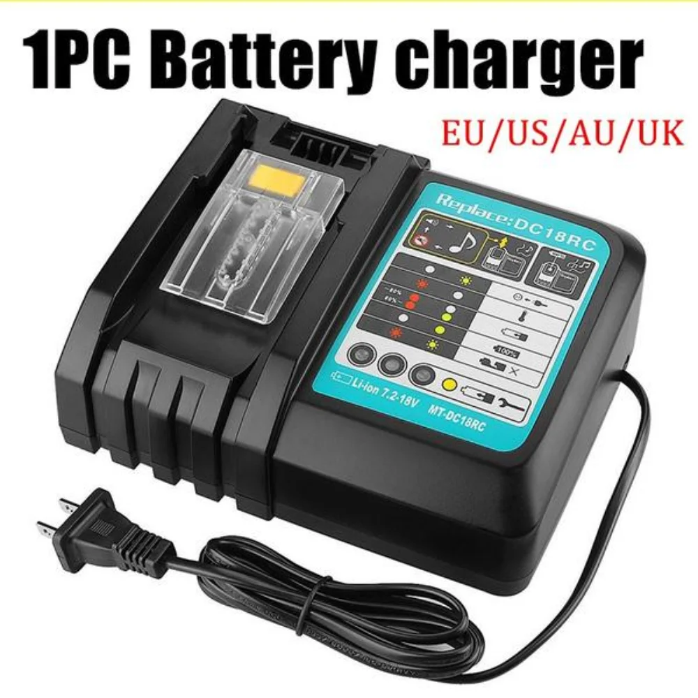 7.2V18V Lithium Battery Charger DC18RC/DC18RA/BL1830 /Bl1430 Replaces