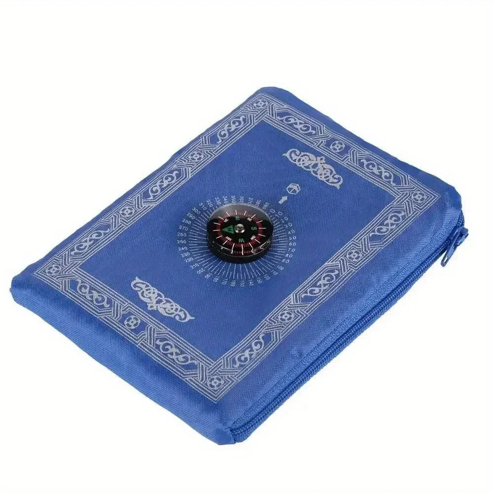 Travel Prayer Mat 23.62inch*39.37inch Portable Polyester Waterproof Islamic Worship Muslim Prayer