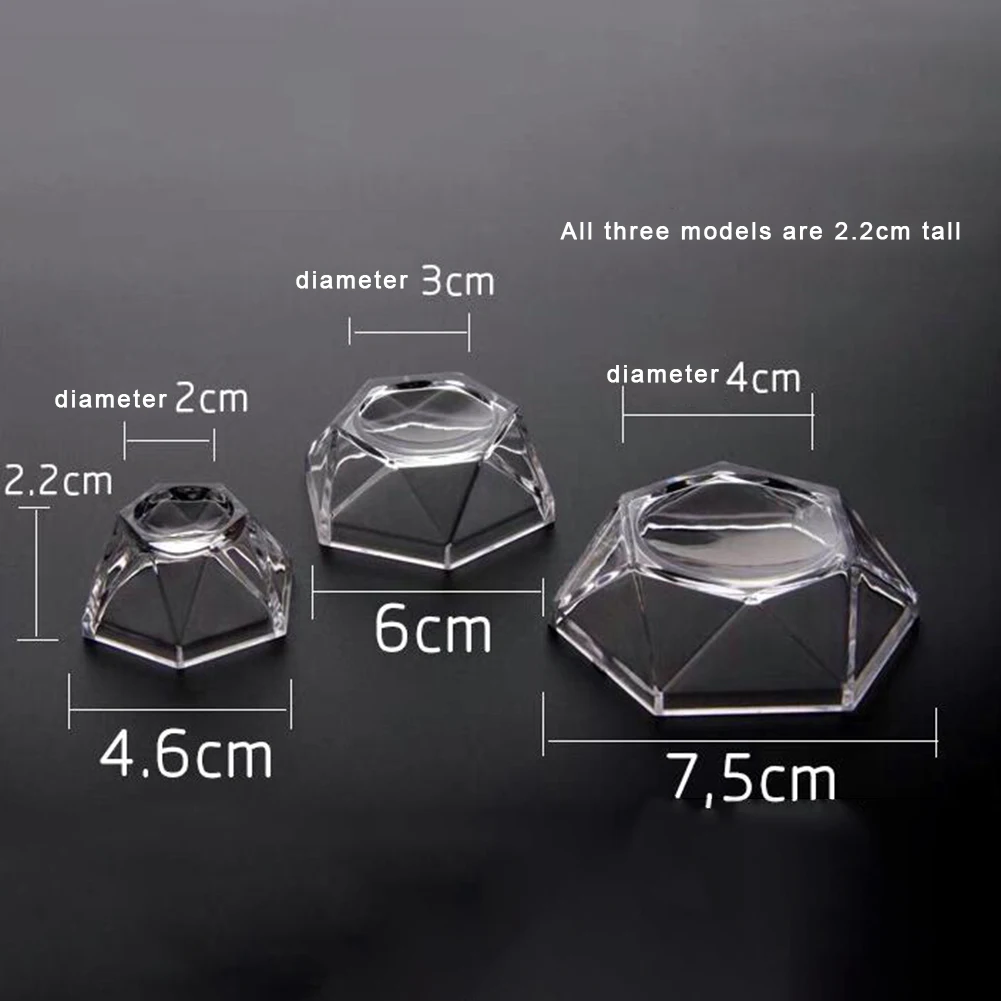 acrylic display stand display stand crystal display stand Acrylic Ball Display Base Stand Hexagon Shape Sphere Stone Support Figurine Holder Home Decor Desktop Ornaments