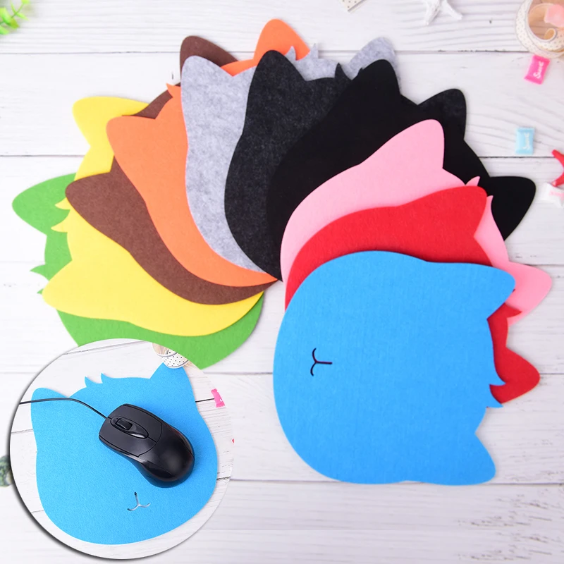 1pcs Mouse Pad Hot Cat Shape Anti-Slip Laptop Mouse Pad For Optical Laser Promotion
