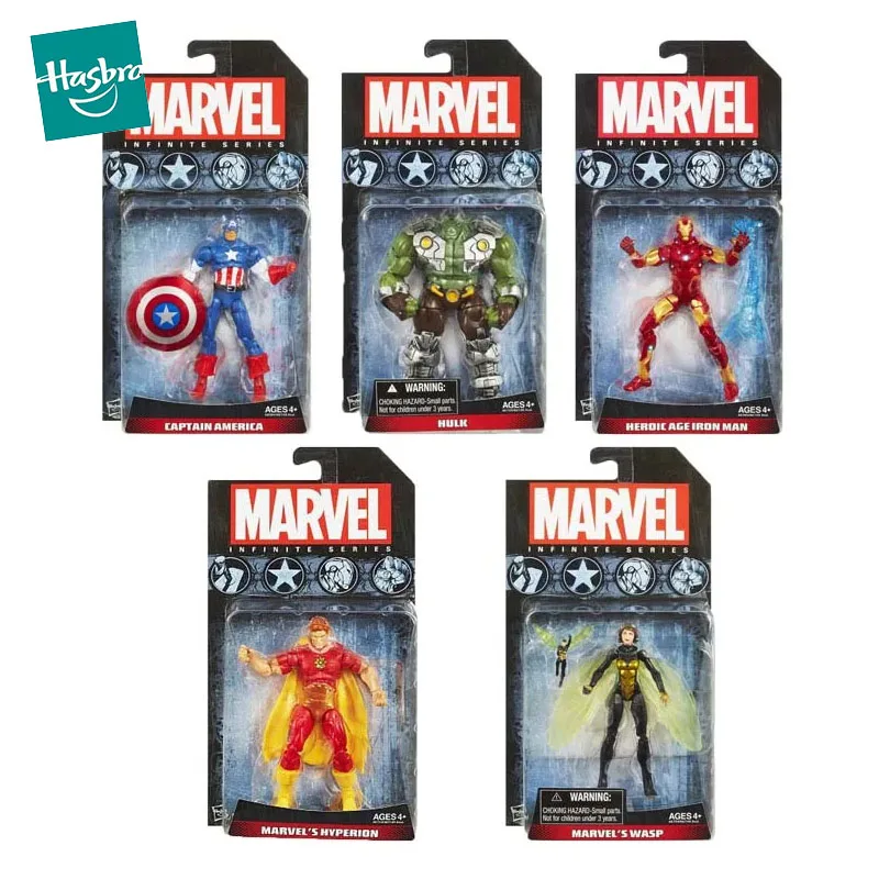 

3.75" Hasbro Marvel Infinite Series Action Figure Captain America Hulk Iron Man Hyperion Wasp Super Hero Model Kids Toys Gift