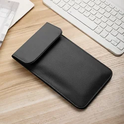 Premier Leather Signal Shield Bag with RFID Anti - Theft Protection (Black)