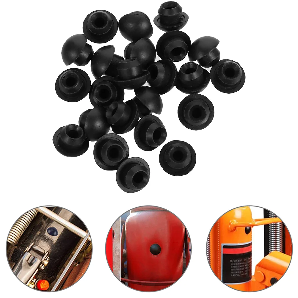 

40 Pcs Jack Oil Plug Horizontal Floor Plugs Rubber Hydraulic Filler Bung Reservoir Flooring Hole