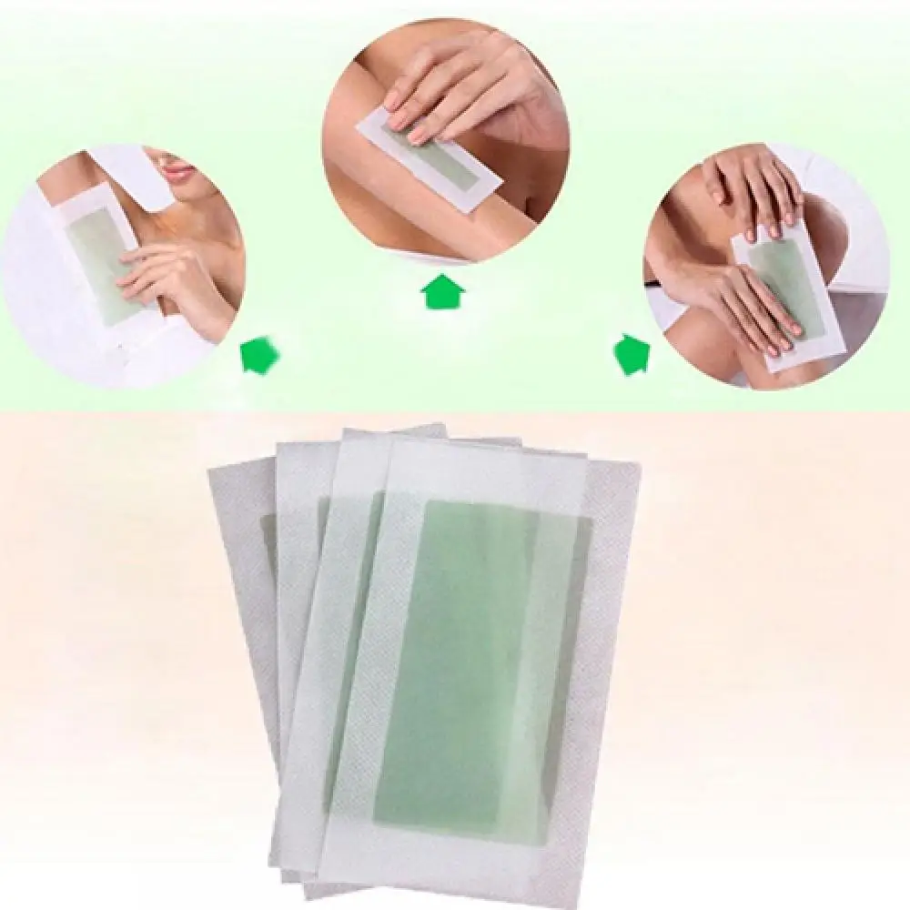 10Sides Hair Removal Depilatory Nonwoven Waxing Wax Strip Paper for Leg Body 2