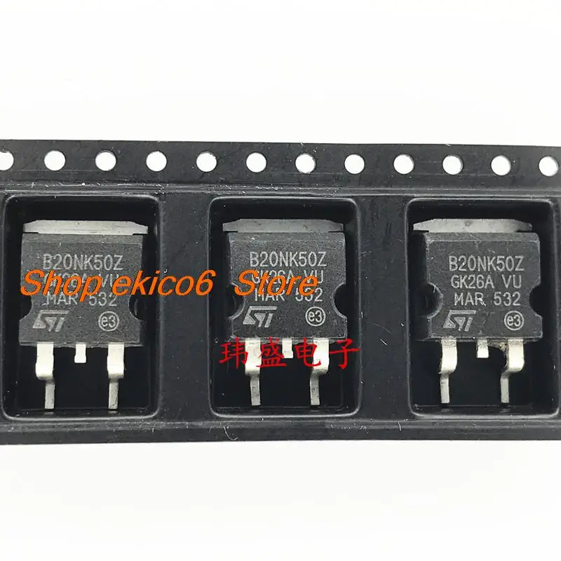 

10pieces Original stock B20NK50Z STB20NK50Z TO-263 MOS 20N50