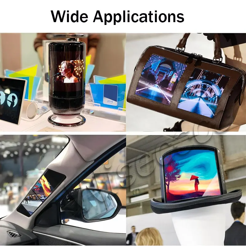 Wisecoco-柔軟なタッチスクリーン,13.3インチ,ロール可能,2k,1536x2048