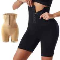 Shorty gainant amincissant pour femme, taille haute, avec crochets, effet ventre plat et rehausseur de fesses 1