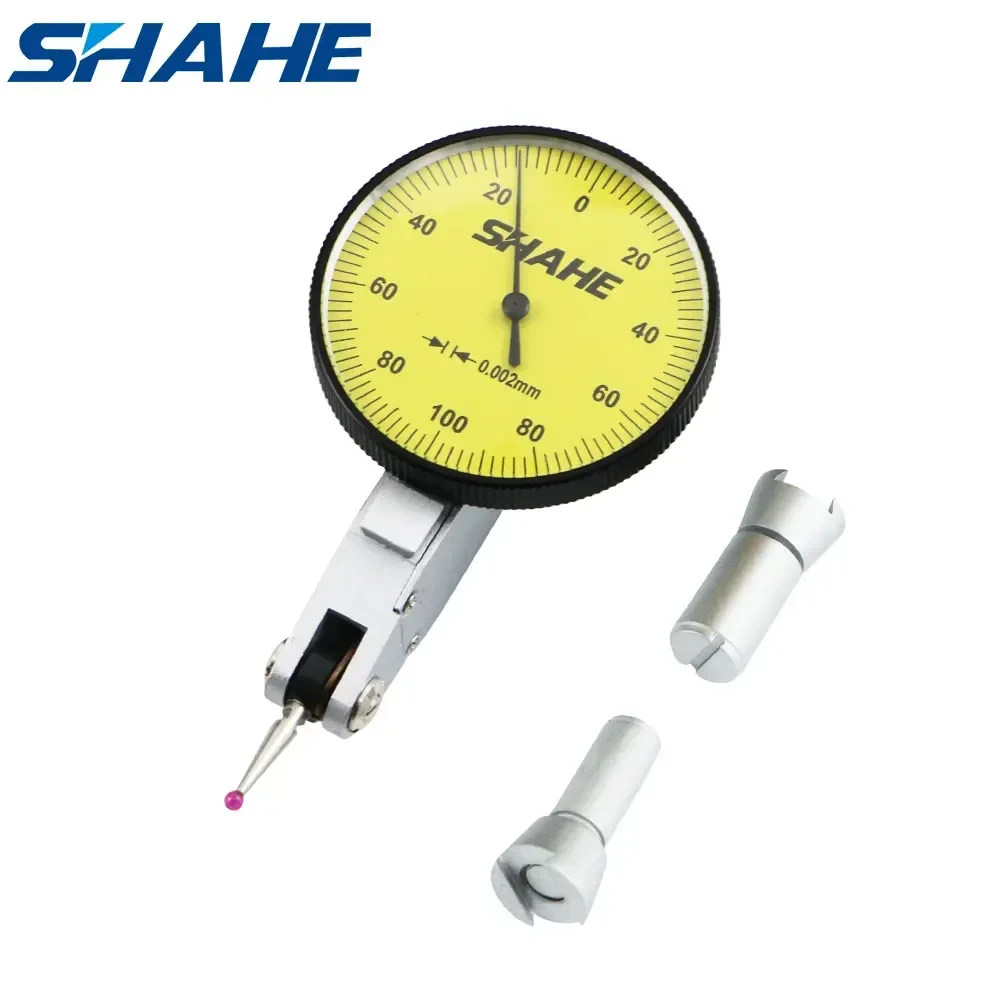 0-0.2 mm 0.002 mm Dial Test Indicator Red Jewel Dial Gauge Indicator Tool Measurement Instruments dial indicator gauge dial indicator
