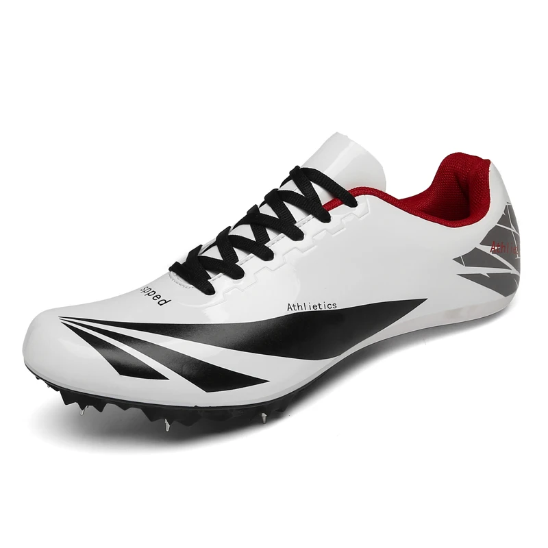Sprint Sneakers 8 Spikes Athletic Shoes for Men Track Field Running Jumping Training