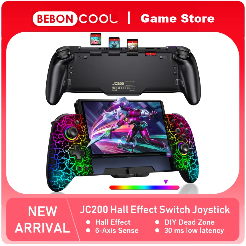 JC200 Nintendo Switch 本体 コントローラ付き BEBONCOOL JC200 ジョイスティック Nintendo Switch/スイッチ