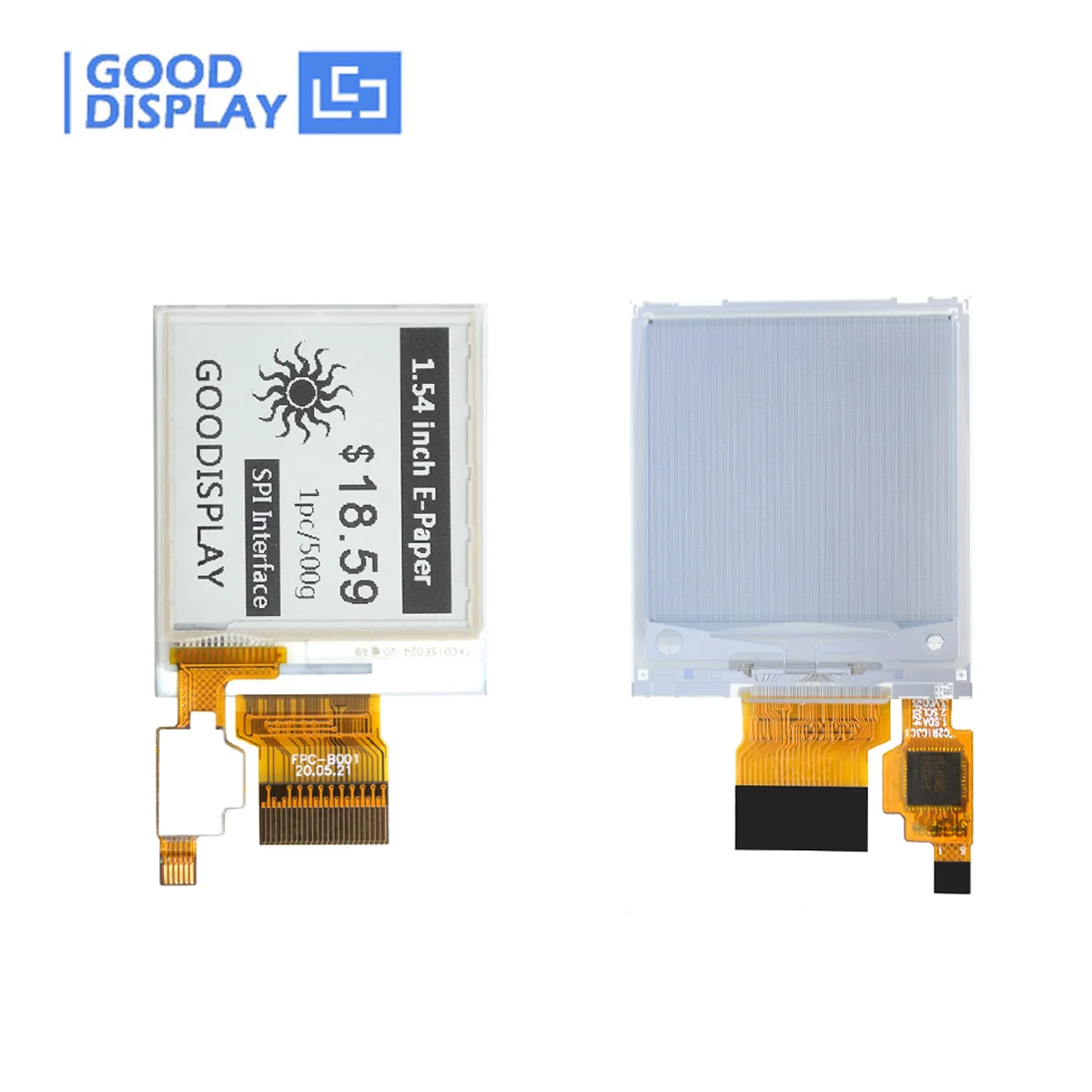 Polegada Epaper Display 200x200 Resolução Parcial Tela Atualização Toque Eink Display Gdey0154d67-t03 1.54 - Imagem 2